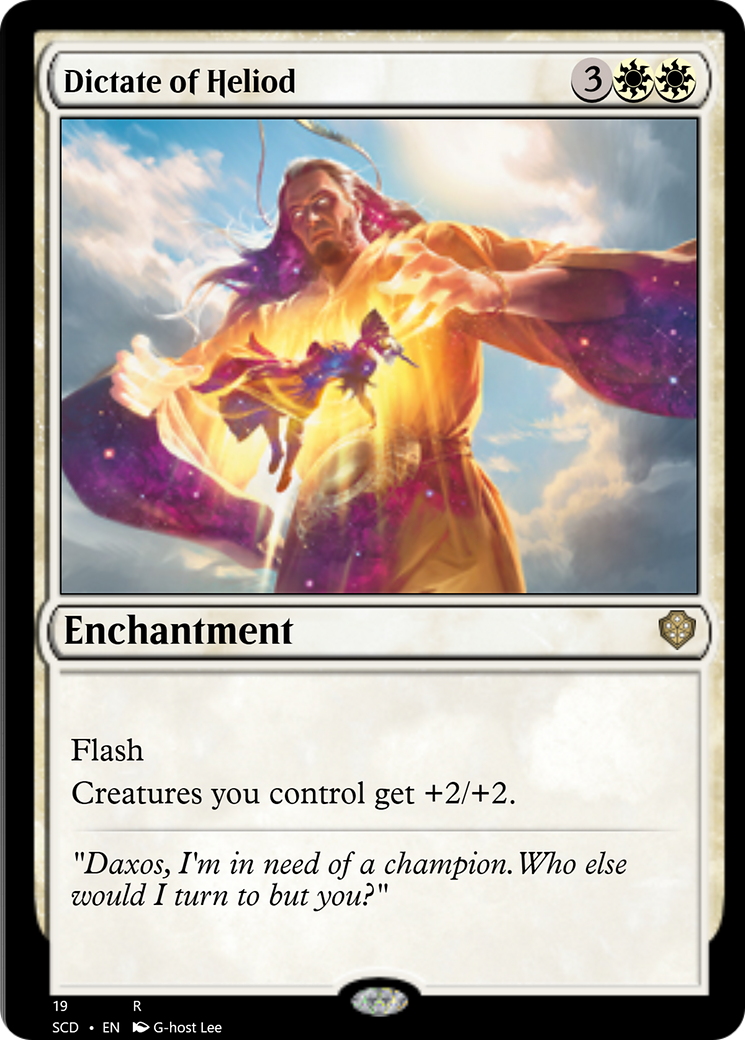 Dictate of Heliod [Starter Commander Decks] | Magic Magpie