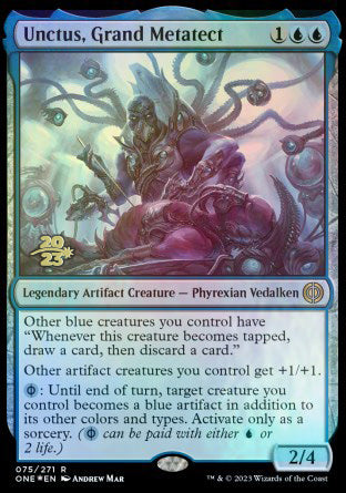 Unctus, Grand Metatect [Phyrexia: All Will Be One Prerelease Promos] | Magic Magpie