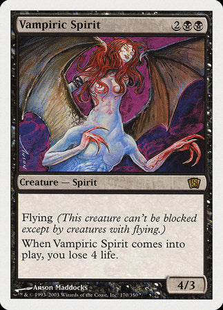 Vampiric Spirit [Eighth Edition] | Magic Magpie