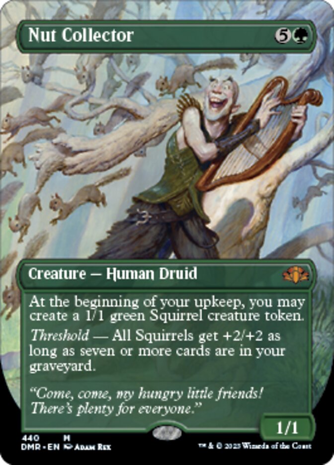 Nut Collector (Borderless Alternate Art) [Dominaria Remastered] | Magic Magpie