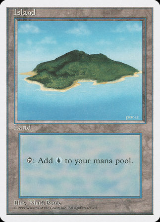 Island (B) [Fourth Edition] | Magic Magpie