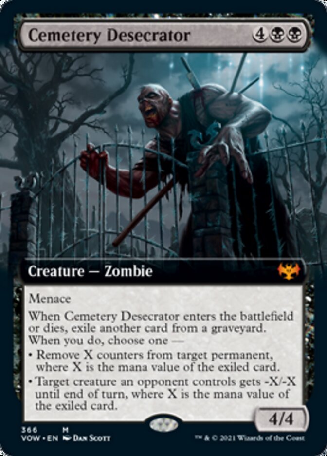 Cemetery Desecrator (Extended) [Innistrad: Crimson Vow] | Magic Magpie