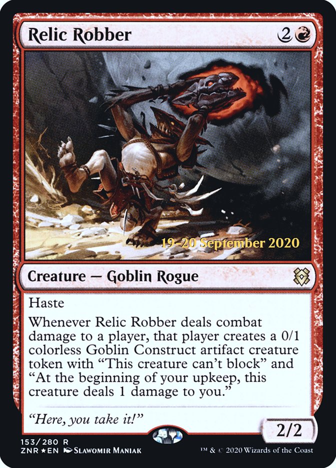 Relic Robber  [Zendikar Rising Prerelease Promos] | Magic Magpie