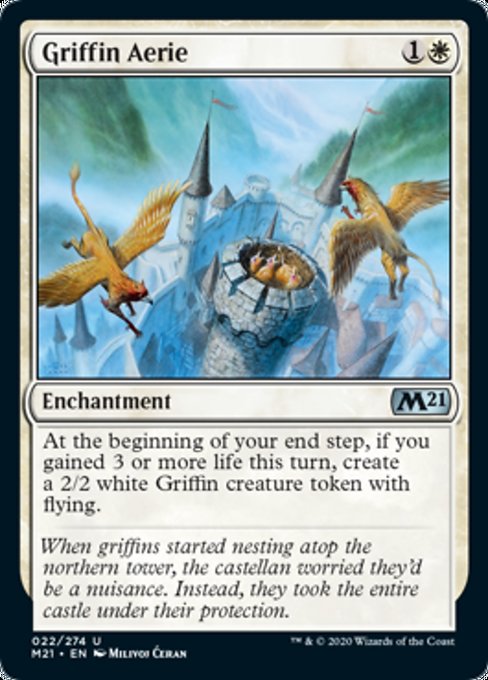 Griffin Aerie [Core Set 2021] | Magic Magpie