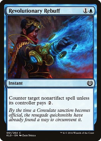 Revolutionary Rebuff [Kaladesh] | Magic Magpie