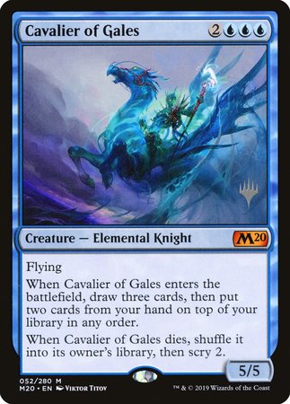 Cavalier of Gales [Core Set 2020 Promos] | Magic Magpie