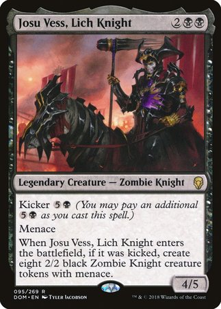 Josu Vess, Lich Knight [Dominaria] | Magic Magpie