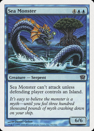 Sea Monster [Ninth Edition] | Magic Magpie