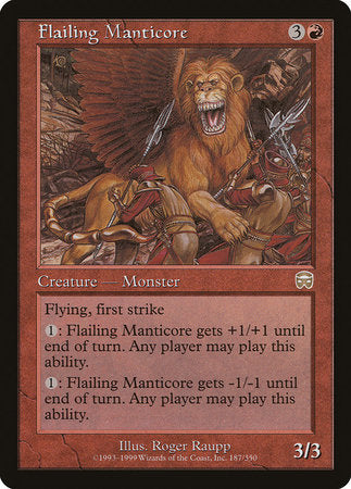 Flailing Manticore [Mercadian Masques] | Magic Magpie