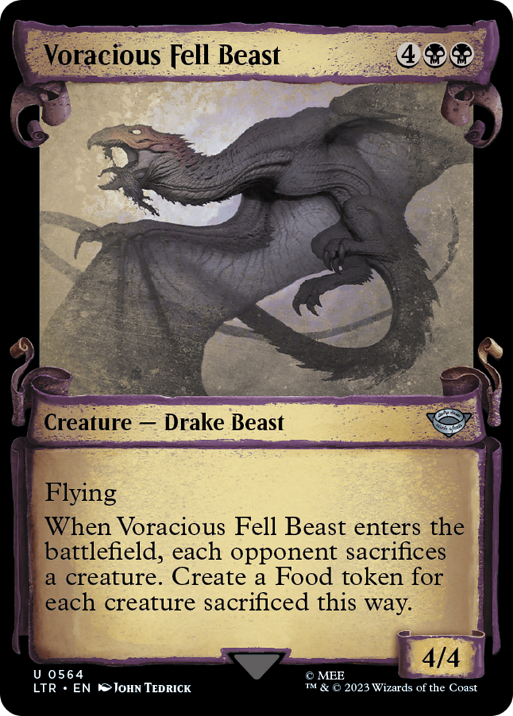 Voracious Fell Beast [The Lord of the Rings: Tales of Middle-Earth Showcase Scrolls] | Magic Magpie