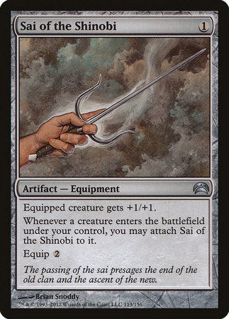 Sai of the Shinobi [Planechase 2012] | Magic Magpie