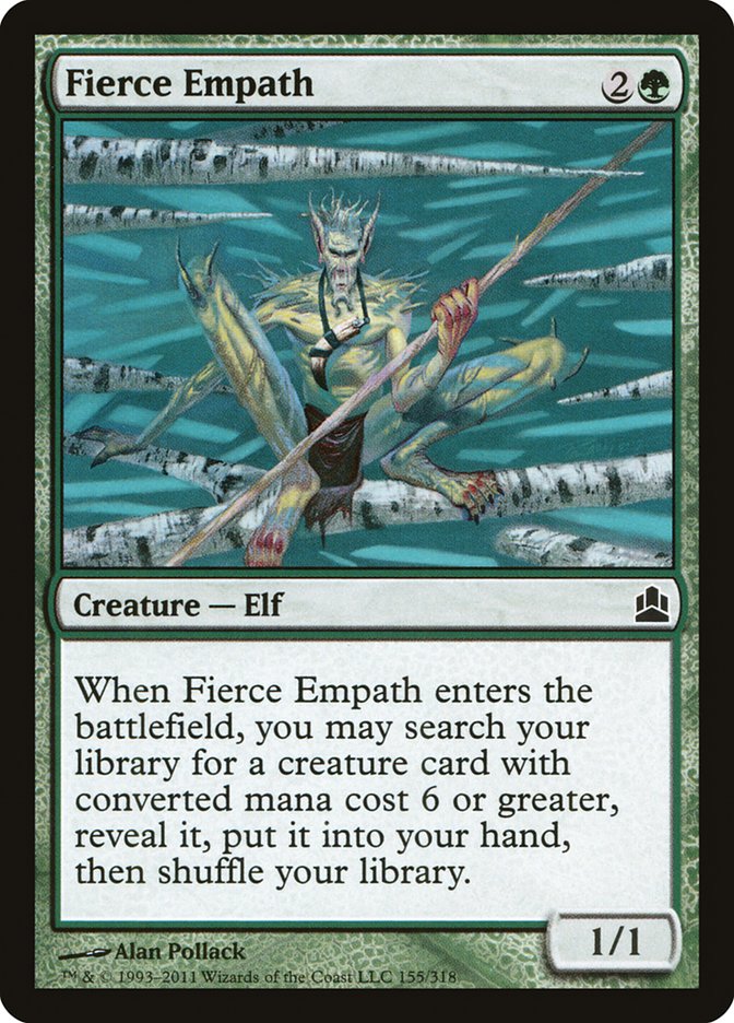Fierce Empath [Commander 2011] | Magic Magpie