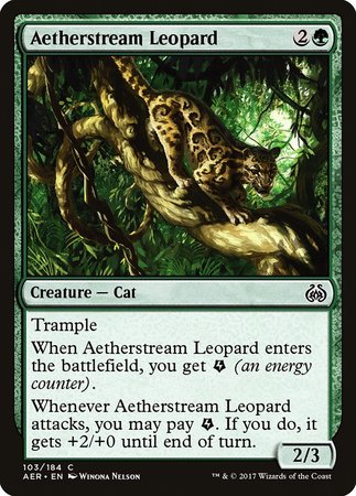 Aetherstream Leopard [Aether Revolt] | Magic Magpie