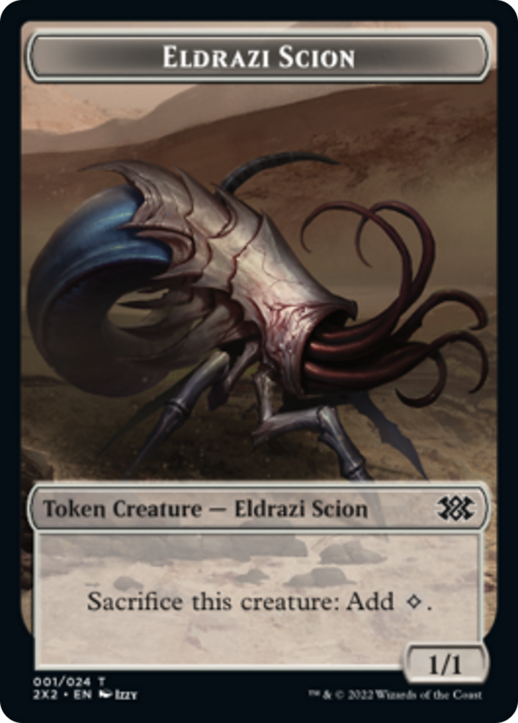 Egg // Eldrazi Scion Double-sided Token [Double Masters 2022 Tokens] | Magic Magpie