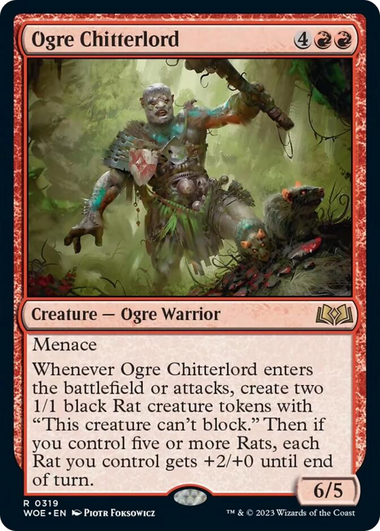 Ogre Chitterlord [Wilds of Eldraine] | Magic Magpie