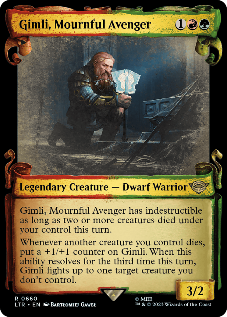 Gimli, Mournful Avenger [The Lord of the Rings: Tales of Middle-Earth Showcase Scrolls] | Magic Magpie