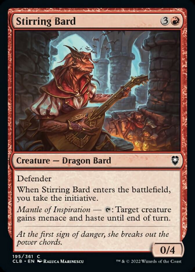 Stirring Bard [Commander Legends: Battle for Baldur's Gate] | Magic Magpie