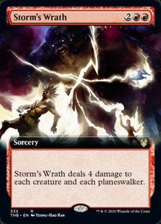 Storm's Wrath (Extended Art) [Theros Beyond Death] | Magic Magpie