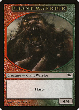 Giant Warrior Token (Red/Green) [Shadowmoor Tokens] | Magic Magpie