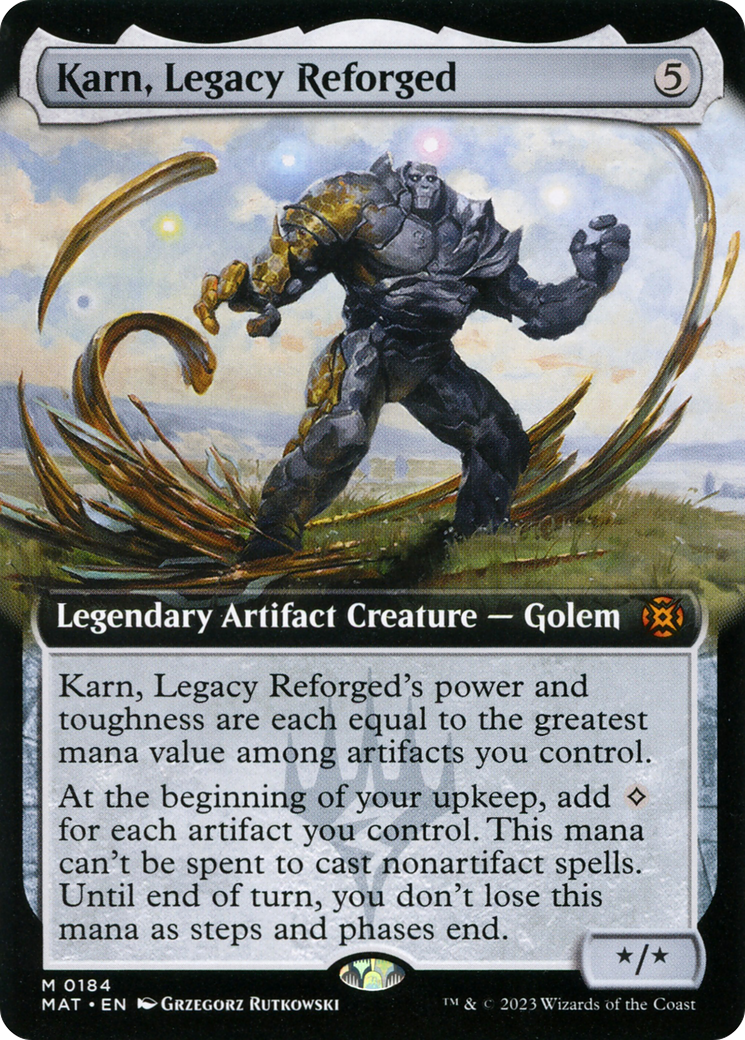 Karn, Legacy Reforged (Extended Art) [March of the Machine: The Aftermath] | Magic Magpie