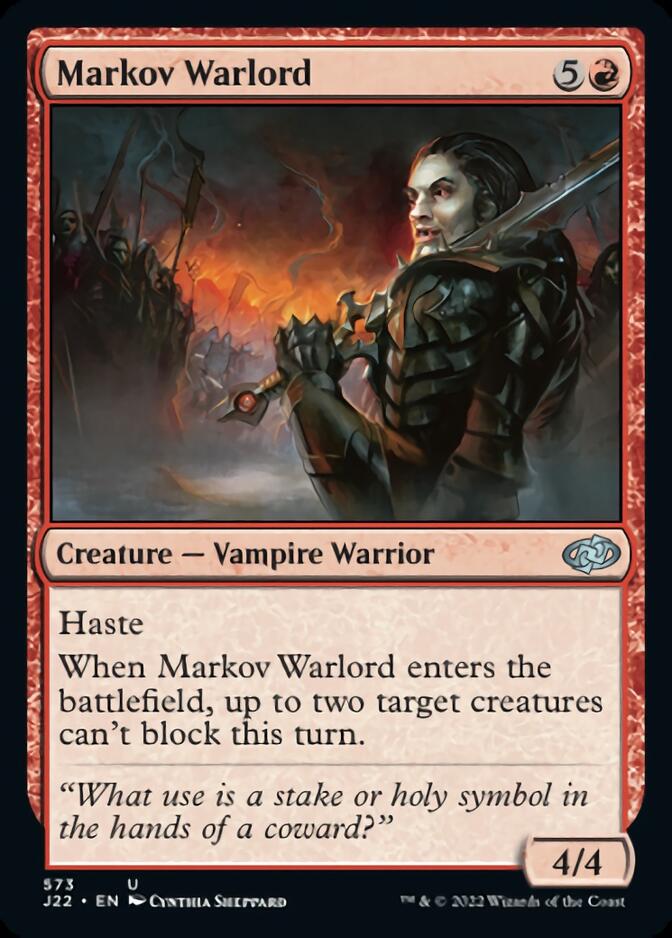 Markov Warlord [Jumpstart 2022] | Magic Magpie