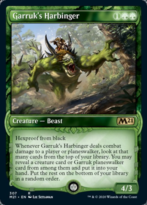 Garruk's Harbinger (Showcase) [Core Set 2021] | Magic Magpie