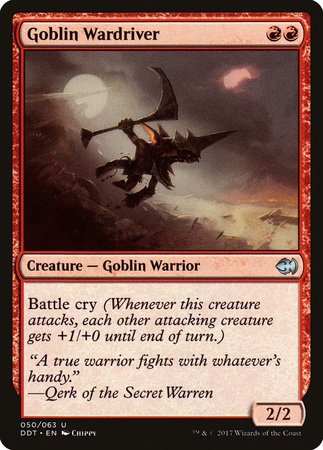 Goblin Wardriver [Duel Decks: Merfolk vs. Goblins] | Magic Magpie