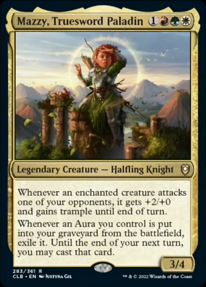 Mazzy, Truesword Paladin [Commander Legends: Battle for Baldur's Gate] | Magic Magpie