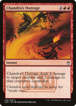 Chandra's Outrage [Masters 25] | Magic Magpie