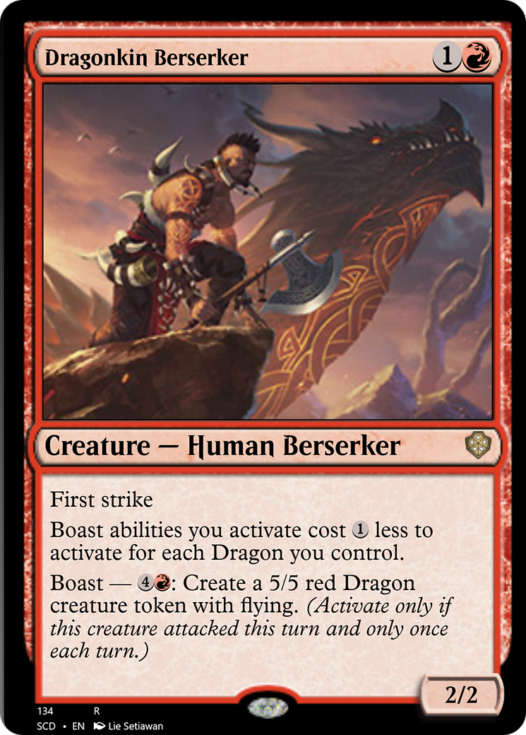 Dragonkin Berserker [Starter Commander Decks] | Magic Magpie