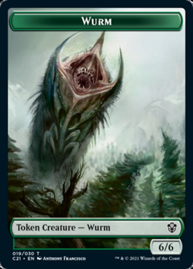 Wurm // Kraken Token [Commander 2021 Tokens] | Magic Magpie