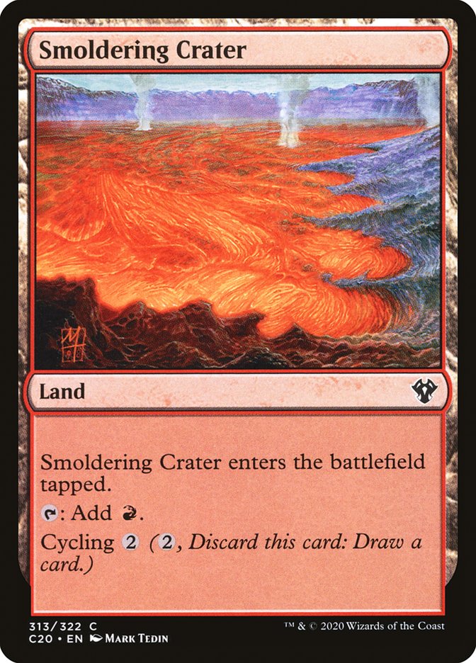 Smoldering Crater [Commander 2020] | Magic Magpie