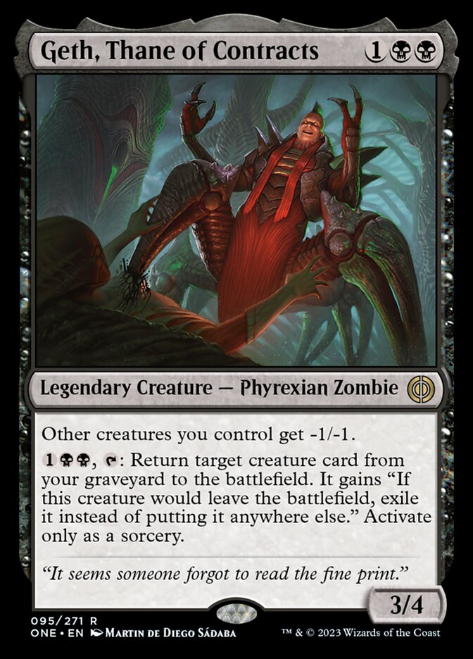 Geth, Thane of Contracts [Phyrexia: All Will Be One] | Magic Magpie