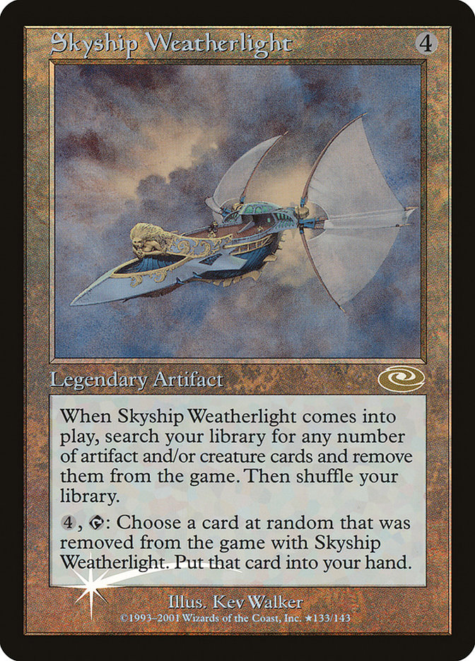 Skyship Weatherlight (Kev Walker) [Planeshift] | Magic Magpie