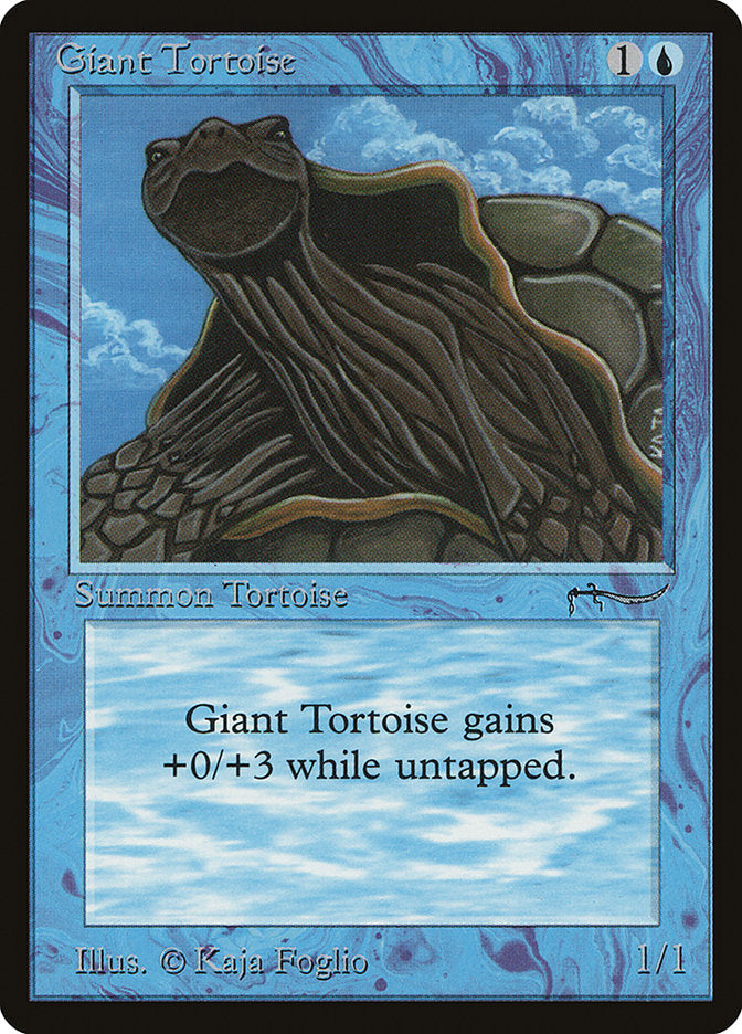 Giant Tortoise (Light Mana Cost) [Arabian Nights] | Magic Magpie