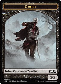 Zombie // Thopter Double-sided Token (Game Night) [Core Set 2019 Tokens] | Magic Magpie