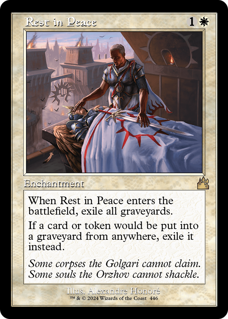 Rest in Peace (Retro Frame) [Ravnica Remastered] | Magic Magpie