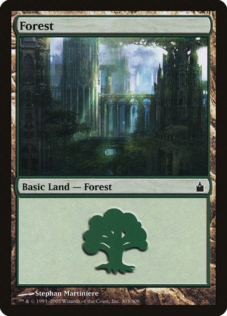 Forest (303) [Ravnica: City of Guilds] | Magic Magpie
