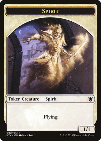 Spirit Token [Khans of Tarkir Tokens] | Magic Magpie