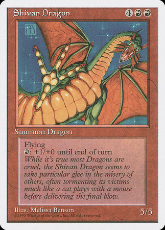 Shivan Dragon [Fourth Edition] | Magic Magpie