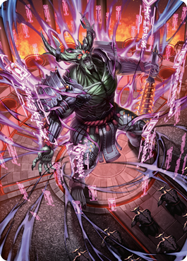 Hidetsugu, Devouring Chaos Art Card [Kamigawa: Neon Dynasty Art Series] | Magic Magpie