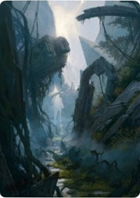 Swamp 2 Art Card [Zendikar Rising Art Series] | Magic Magpie