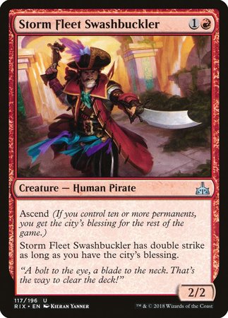 Storm Fleet Swashbuckler [Rivals of Ixalan] | Magic Magpie