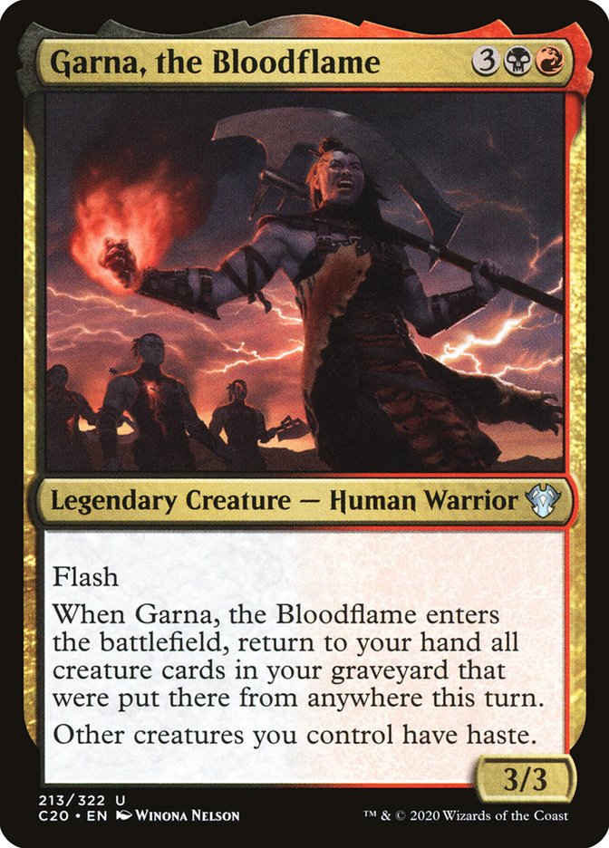 Garna, the Bloodflame [Commander 2020] | Magic Magpie