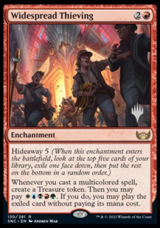 Widespread Thieving (Promo Pack) [Streets of New Capenna Promos] | Magic Magpie