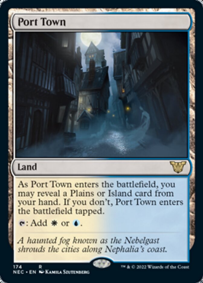 Port Town [Kamigawa: Neon Dynasty Commander] | Magic Magpie