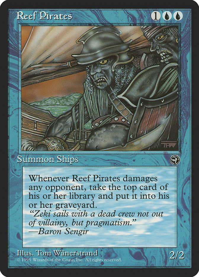 Reef Pirates (Baron Sengir Flavor Text) [Homelands] | Magic Magpie