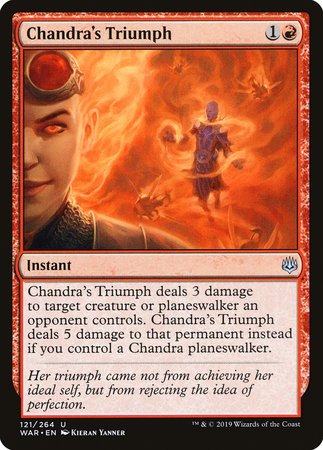 Chandra's Triumph [War of the Spark] | Magic Magpie