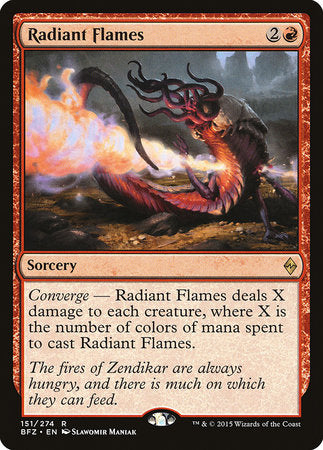Radiant Flames [Battle for Zendikar] | Magic Magpie