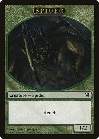 Spider Token [Innistrad Tokens] | Magic Magpie